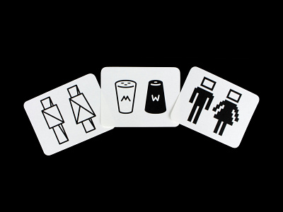 Pictograms computer design graphic graphic design icon illustrator men origami paper pictogram pixel pixel art restroom restroom sign salt pepper shaker symbol toilet toilet sign women