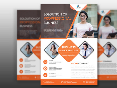 SOLUTION OF PROFESSIONAL BUSINESS FLYER DESIGN