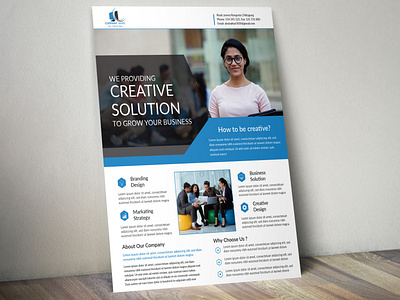 Corporate Business Flyer Design Template