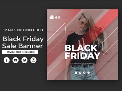 Black Friday Social Media Banner Design Template banner banner ad banner design banner graphi banner size c banners corporate flyer design flyer design graphic graphic design illustration logo design marketing social social banner social marketing socialmedia web youtube banner