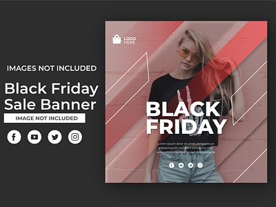 Black Friday Social Media Banner Design Template