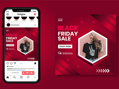 Black Friday Social Media Banner Design Template