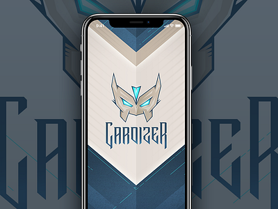 Cardizer Concept - Launch Screen app character games gaming gradient ios iphoneapp iphones launch navy screen ui