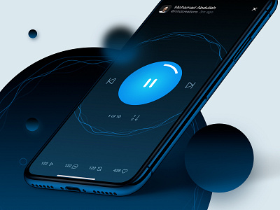 Podcast App - Reeds app blue ios iphone iphonex listen music player podcast