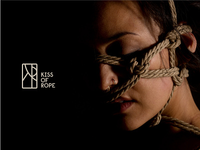 Kiss of Rope Identity Design for Shibari Artist