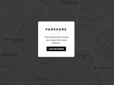 Parking Spot css geolocation google maps html javascript parking ui ux web design website