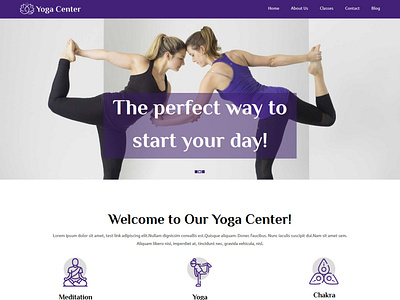 TemplateToaster Website Builder | Yoga Center WP theme