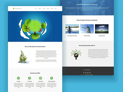 TemplateToaster Website Builder | Environment WordPress theme