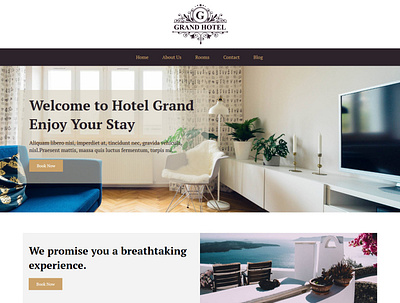 TemplateToaster Website Builder | Hotel WordPress theme branding design hotel hotel website hotels resorts restaurant templatetoaster ui web web development webdesign website builder wordpress wordpress theme