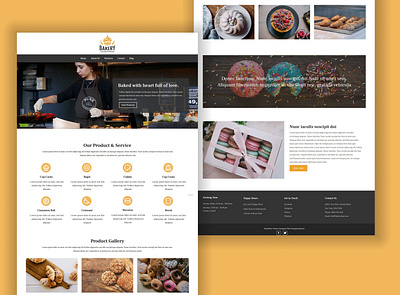 TemplateToaster Website Builder | Bakery WordPress Theme bakery cafe company design restaurant templatetoaster ui web web development webdesign website builder wordpress wordpress theme