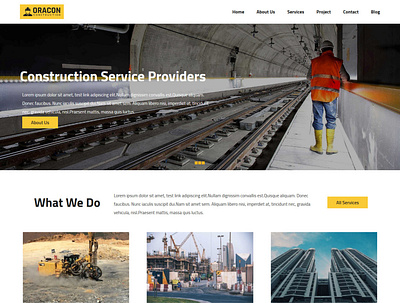 TemplateToaster Website Builder | Oracon Construction WP Theme builders company construction construction company design service templatetoaster web web development webdesign website builder wordpress wordpress theme