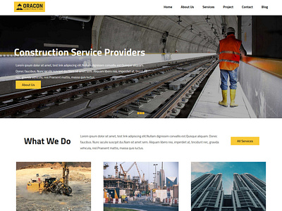 TemplateToaster Website Builder | Oracon Construction WP Theme