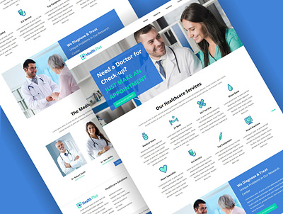 TemplateToaster Website Builder | HealthPlus Clinic WP Theme doctor hospital hospital website templatetoaster ui web design web development website builder wordpress wordpress theme