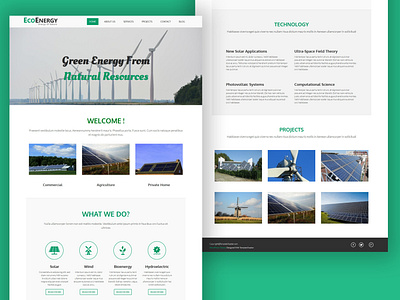 TemplateToaster Website Builder | EcoEnergy WP Theme eco friendly energy energy template solar energy templatetoaster web development webdesign website builder wind energy wordpress wordpress theme