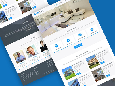 TemplateToaster Website Builder | Realtor WP Theme interior design real estate real estate agency responsive templatetoaster ui web design web design and development website builder wordpress wordpress theme