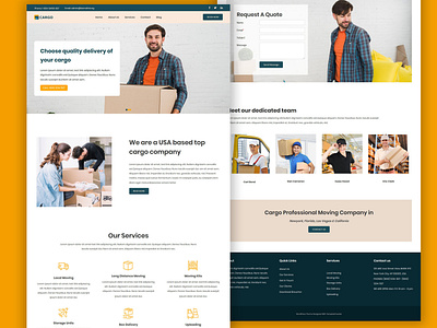 TemplateToaster Website Builder | Cargo logistics WP Theme