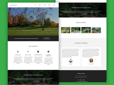 TemplateToaster Website Builder | Gardening Joomla Template