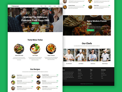 TemplateToaster Website Builder | Restaurant Theme