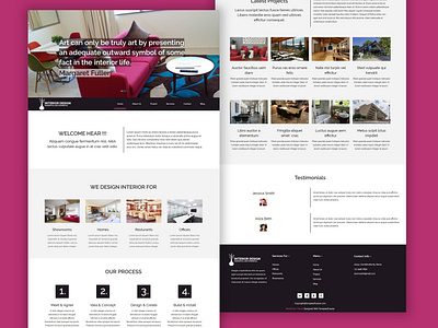 TemplateToaster Website Builder | Interior design Theme