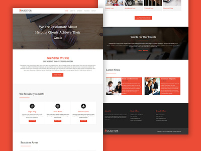 TemplateToaster Website Builder | Solicitor Law Theme