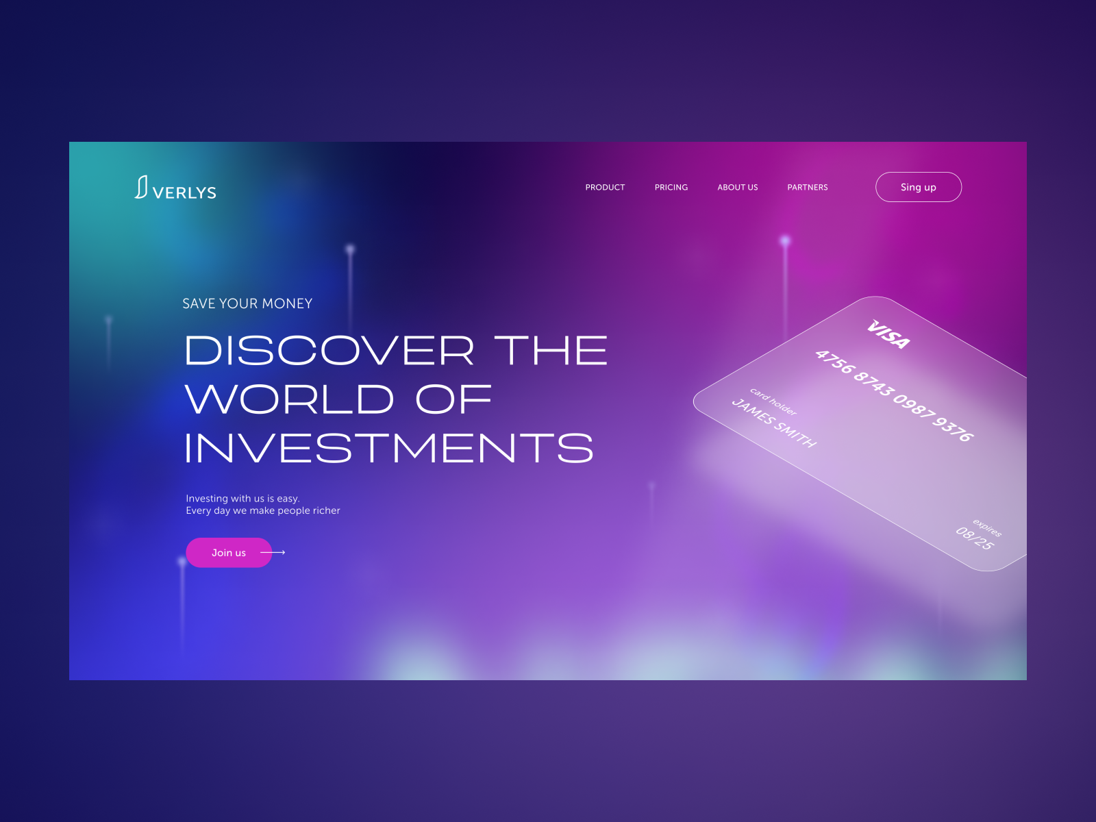 Investment project concept by Anna Lashchenykh on Dribbble