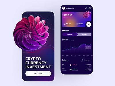 Cryptocurrency exchange app