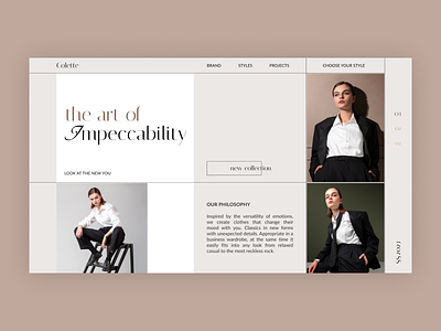 Fashion website concept e commerse fashion figma trend ui web web design website