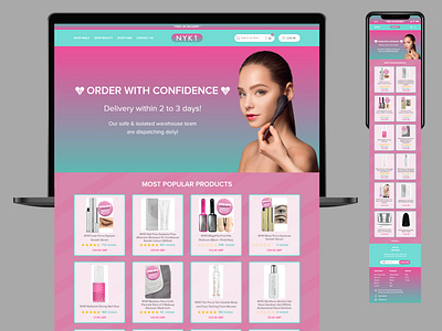 Ecommerce landing page