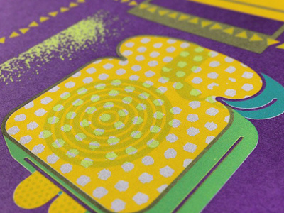 Little Monsters Poster - Sneak Peek glow in the dark little monsters onion peanut butter purp sandwich screenprint