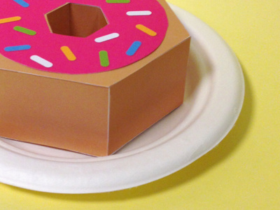 Kwik-Krafts / 6.7.13 / National Donut Day craft cut donut fold kwik krafts paper sprinkles