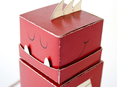 Leroy C. - Paper Kraft craft french invisible creature leroy c. monster paper