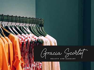 Gracia Scarlet - Bellisya Signature Lovely Font