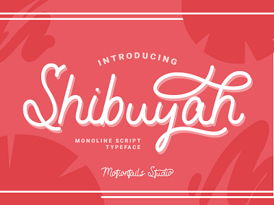 Shibuyah Modern Script