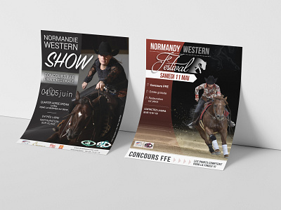 Affiches western show & festival affiche branding design event festival poster print