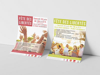 Affiche Ligue des Droits de l'Homme association branding design events human rights posters print