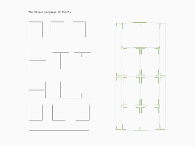 The Visual Language of Tennis a thought information design patterns