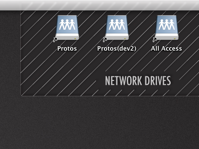 Desktop desktop diagonal drives network