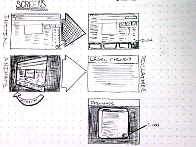 Flip Workflow detail drawing ipad sketch thumbnail