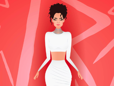 Rihanna Met Gala 2014, Dress by Stella McCartney navy rihanna stella meccartney