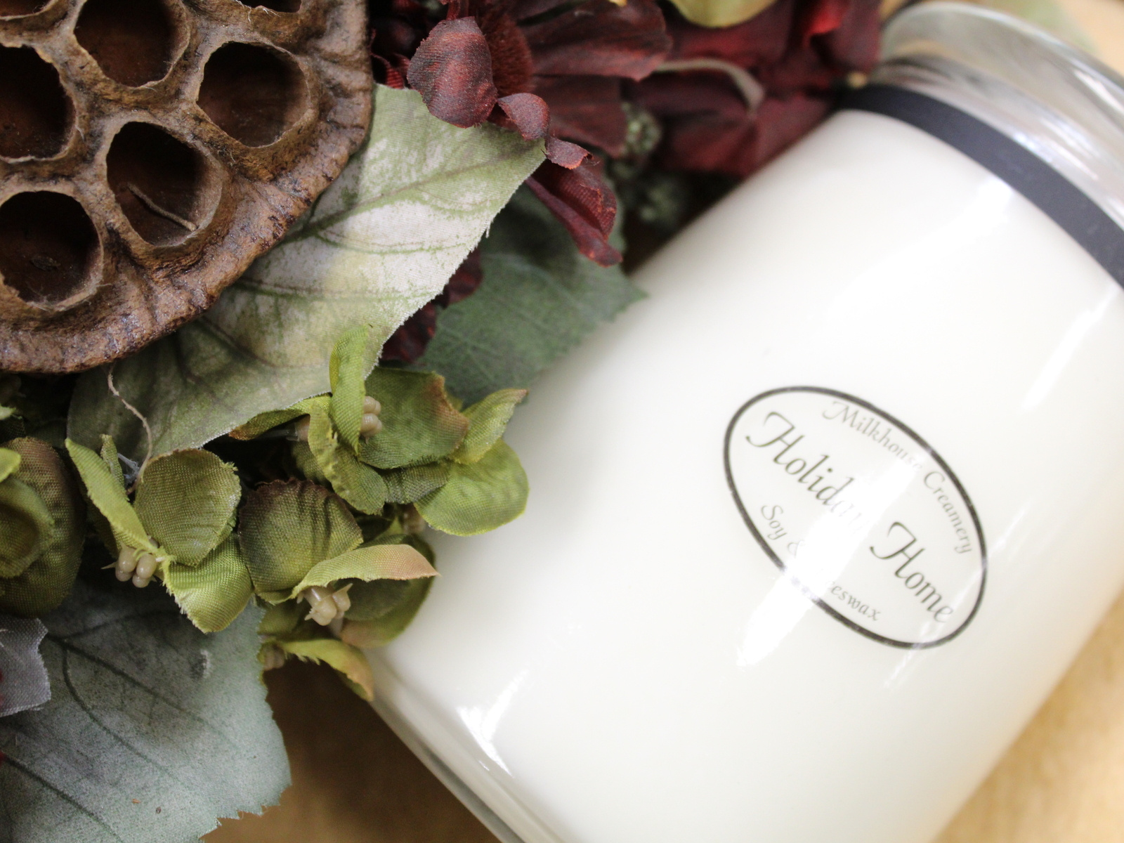 Holiday Home Candle Milkhouse Creamery by Lyndsey Dee on Dribbble