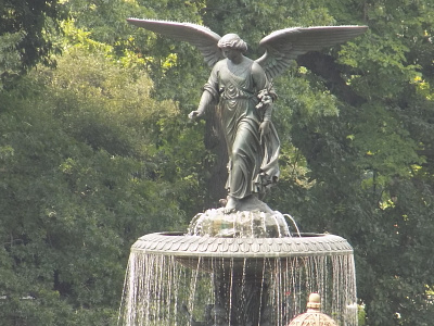 Bethesda Terrace Angel angel central park color new york nyc photo photographer photography summer travel