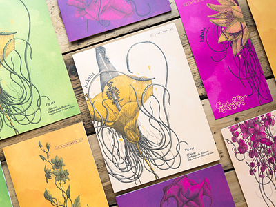 finished work: Giggling Squid menus agency art creative design detail flower illustration flowers graphic design illustration linework menu purple restaurant restaurant branding restaurant design squid stipple thai thai food traditional illustration