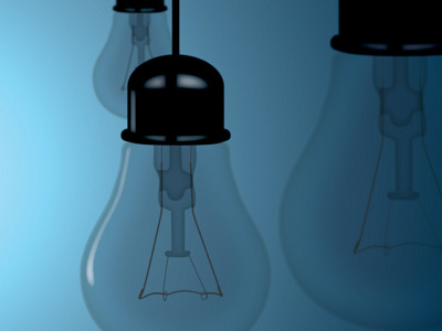 Lightbulbs blue bulb illustration illustrator light lightbulbs