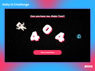 Daily UI #008 • 404
