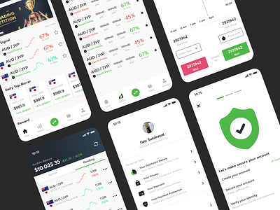 Exploration Mobile App - Redesign MIFX Trading App app app design figma redesign ui uidesign uiux userinterface ux