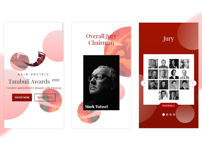 Tambuli Awards pre-2020 mobile responsive ui website