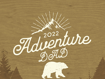 Adventure dad design graphic design illustration t shirt typography