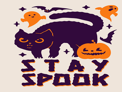 Stay Spooky Vintage Halloween Ghost