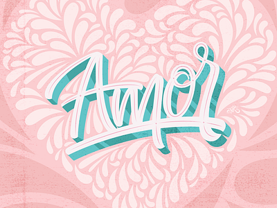 Amor / Love lettering