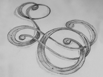 Floritures sketch floritures ornaments pencil sketch